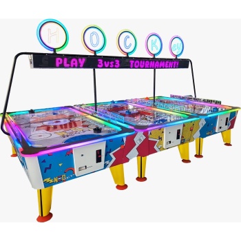Neo Hockey - Airhockey Tisch - Schnelle Scheibe als Single - Double - Triple