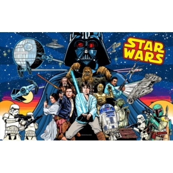 Star Wars Comic Art Pro Flipper – Backglass