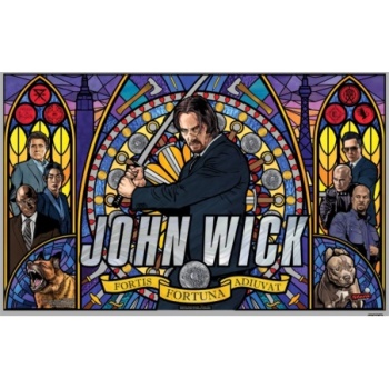 John Wick Limited Edition Flipper – Backglass